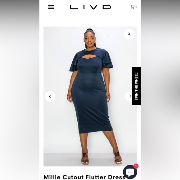 LIVD Plus sized dress - Picture 1 of 2